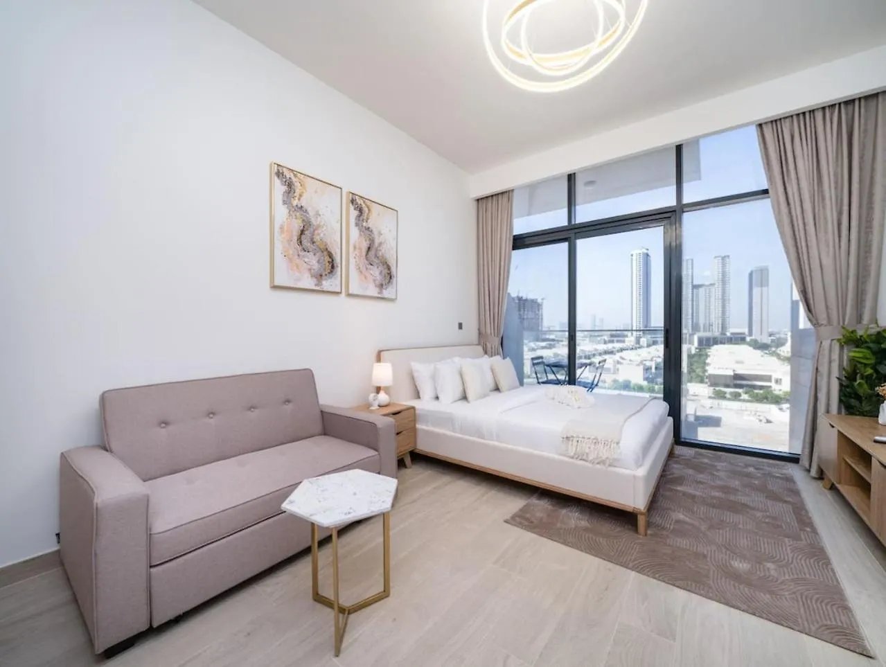 Apartment Chic Studio Azizi Riviera Retreat With City Views Dubai